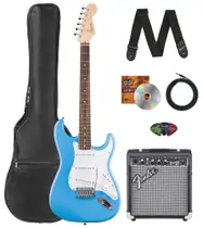 Guitarra elétrica Fender Squier Stratocaster California Blue