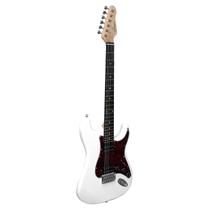 Guitarra Elétrica Giannini G102 White com escudo Tortoise branca