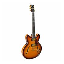 Guitarra Elétrica Giannini Semi Acústica GAE06 Dlx Diamond Deluxe Cor:Violin Sunburst