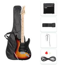 Guitarra Elétrica GLARRY 39" Canhota com Amplificador de 20W