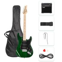 Guitarra Elétrica GLARRY ST - Tamanho Real com Amplificador de 20W