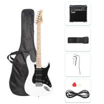 Guitarra Elétrica GLARRY ST - Tamanho Real com Amplificador de 20W
