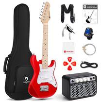 Guitarra Elétrica Infantil Vangoa 76cm com Amplificador, Bolsa e Alça Guitarra Elétrica Infantil Vangoa 76cm com Amplificador, Bolsa e Alça