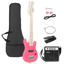 Guitarra Elétrica Infantil ZENY 30 Polegadas com Amplificador 5W e Bolsa