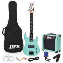 Guitarra Elétrica LyxPro 30 Polegadas com Kit Inicial para Crianças - Verde