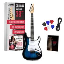 Guitarra elétrica LyxPro CS 39" para iniciantes com acessórios