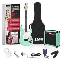 Guitarra elétrica LyxPro de 36 polegadas com kit para crianças tamanho 3/4