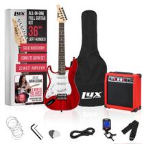 Guitarra elétrica LyxPro Left Hand 36" com kit para crianças canhotas