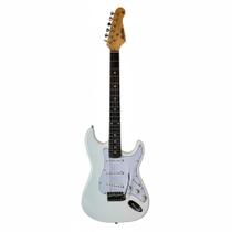Guitarra Elétrica Malibu EG22 Creme Stratocaster Ideal Para Iniciantes Qualidade Premium Timbre Prof