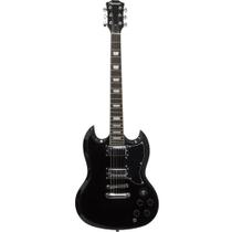 Guitarra Elétrica Sg De Madeira Maciça Thomaz Teg 340 Preto F097