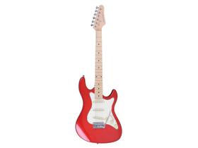 Guitarra Elétrica Stratocaster Strinberg STS100 MWR Vermelha 6 Cordas