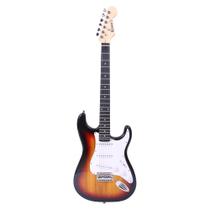 Guitarra Elétrica Sunburst e Branca