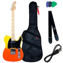 Guitarra elétrica telecaster sx sem2 bf burning fire