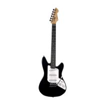 Guitarra Eletrica Valentine's - Tonante - MODELO ST- CORPO EM ALDER - SSS - PRETA REGULADA