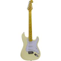 Guitarra Elétrica Vintage Thomaz Teg 400v Branco F097