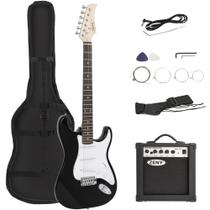 Guitarra Elétrica ZENY Full Size 39" com Amplificador 10W, Estojo e Acessórios