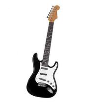 Guitarra Eletrônica Infantil Brinquedo Rock Star - Art Brink Preta