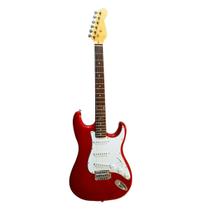 Guitarra ewa guitars ewr20 mrd metallic red standard strato