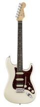 Guitarra fender 011 4111 - am elite stratocaster shawbucker hss ebony - 723 - olympic pearl