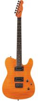 Guitarra Fender Custom Telecaster FMT HH 026 2000 520 Amber