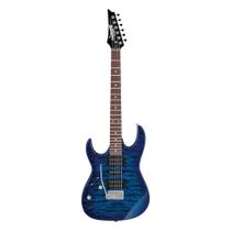 Guitarra Ibanez GRX 70QA Canhota TBB Transparent Blue Burst