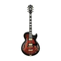 Guitarra Ibanez Semi-Acústica Expressionist Dark Brown Sunburst AG Series AG95QA-DBS Guitarra Ibanez Semi-Acústica Expressionist Dark Brown Sunburst AG Series AG95QA-DBS