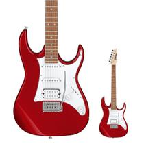 Guitarra Ibanez Stratocaster HSS GRX 40 CA Candy Apple Red Strato Captação Humbucker Single Single