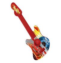 Guitarra infantil acustica carros pequena na cartela disney