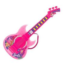Guitarra Infantil Barbie Dreamtopia Com Luzes, Som E Mp3
