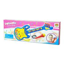 Guitarra infantil com microfone - dm brasil