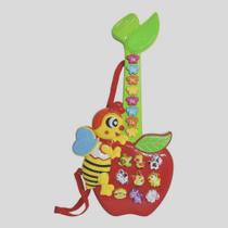 Guitarra Infantil Com Piano E Teclado Abelha Animais Dm Toys Guitarra Infantil Com Piano E Teclado Abelha Animais Dm Toys