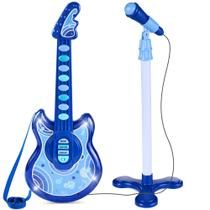 Guitarra Infantil de Brinquedo Best Choice Products 48 cm com Suporte para Microfone Guitarra Infantil de Brinquedo Best Choice Products 48 cm com Suporte para Microfone