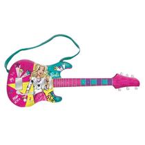 Guitarra Infantil Elétrica da Barbie com Função MP3 - Fun Toys