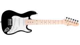 Guitarra infantil michael gm219 junior 3 capt single coil bk preta