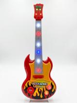 Guitarra Infantil Musical Rockband com Luz e Som Guitarra Infantil Musical Rockband com Luz e Som