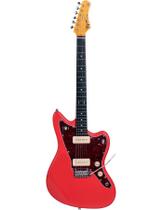 Guitarra Jazzmaster Tagima TW61 FR Série Woodstock Vintage 6 Cordas Fiesta Red