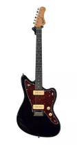 Guitarra JazzMaster Tagima TW61 Série Woodstock Olympic Vintage 6 Cordas Preto