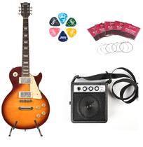 Guitarra land cherry sunburst cubo 5 encordoamento palheta