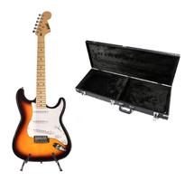 Guitarra land stratocaster sunburst l-s1 3ts hard case