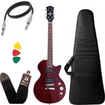 Guitarra Les Paul Strinberg Lps200 Vermelho Twr Com Capa Bag