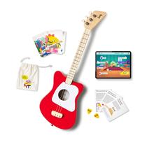 Guitarra Loog Mini Acústica para Crianças - 3 Cordas (Vermelha)