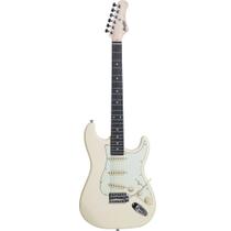 Guitarra Memphis Stratocaster Mg 30 Olympic White Satin