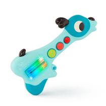 Guitarra musical de brinquedo para bebês B. brinquedos Mini Woofer com luzes e sons Guitarra musical de brinquedo para bebês B. brinquedos Mini Woofer com luzes e sons