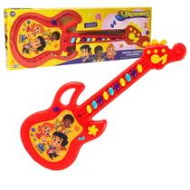 Guitarra Musical Infantil 3 Palavrinhas Com Luz e Sons Brinquedo Educativo Sarah Davi Miguel Guitarra Musical Infantil 3 Palavrinhas Com Luz e Sons Brinquedo Educativo Sarah Davi Miguel