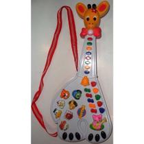 Guitarra Musical Infantil Girafa 26 Teclas Som Música