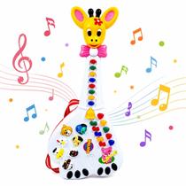 Guitarra Musical Infantil Girafa 26 Teclas Sons E 10 Músicas Guitarra Musical Infantil Girafa 26 Teclas Sons E 10 Músicas