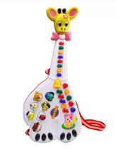 Guitarra Musical Infantil Girafa Com Luz XH001559 - Mohnish