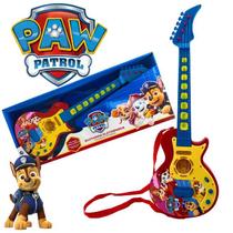 Guitarra Patrulha Canina Brinquedo Musical Com Luzes