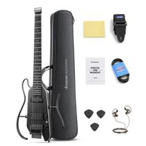 Guitarra Portátil Donner Hush-X Pro com Efeitos Preto Guitarra Portátil Donner Hush-X Pro com Efeitos Preto