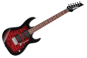 Guitarra RG GIO Transparent Red Burst Ibanez GRX70QA-TRB